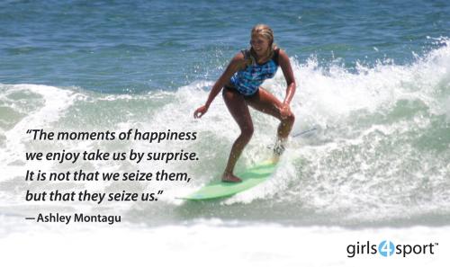 moments of happiness surfing water